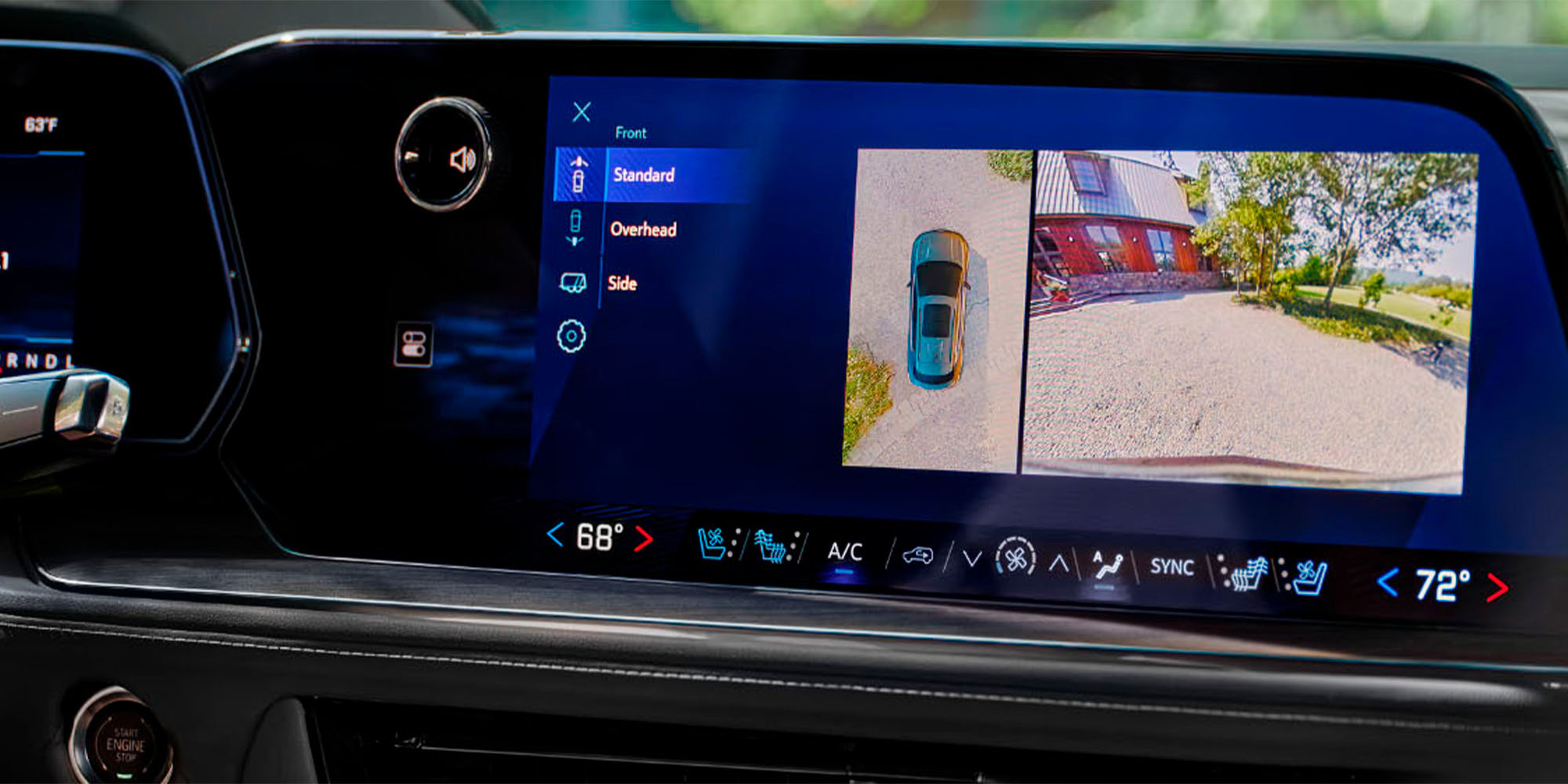 Pantalla central táctil de 17.7 pulgadas Full HD de Chevrolet Suburban Z71.